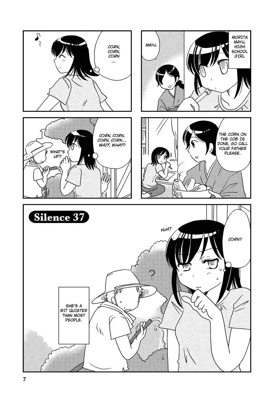 Morita-san wa Mukuchi Chapter 37 7